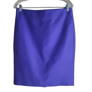 J. Crew number two purple pencil skirt size 6